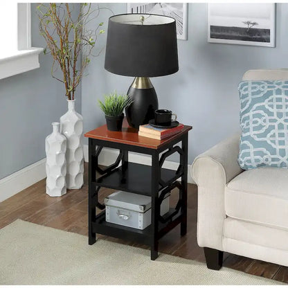 Convenience Concepts Omega End Table with Shelves