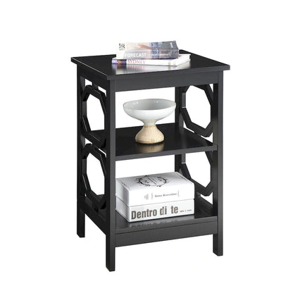 Convenience Concepts Omega End Table with Shelves