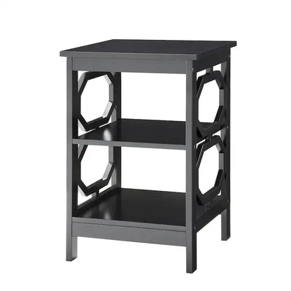 Convenience Concepts Omega End Table with Shelves