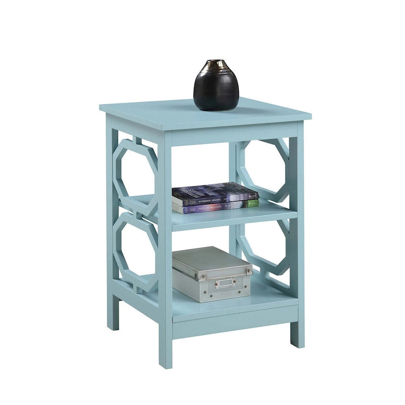 Convenience Concepts Omega End Table with Shelves