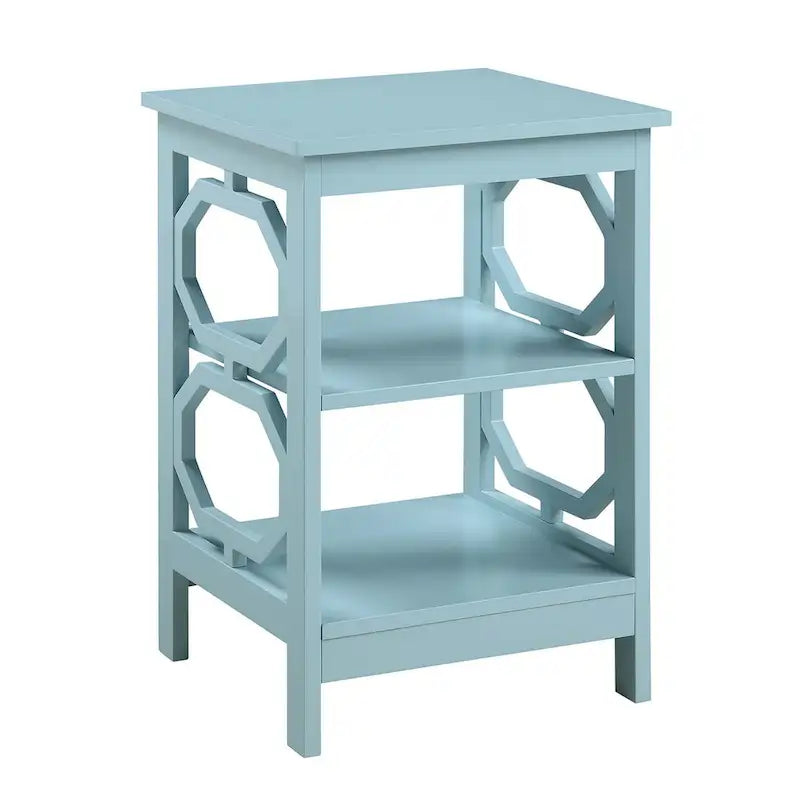 Convenience Concepts Omega End Table with Shelves