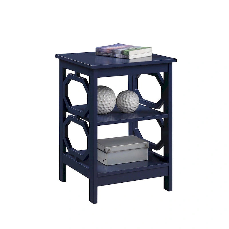 Convenience Concepts Omega End Table with Shelves
