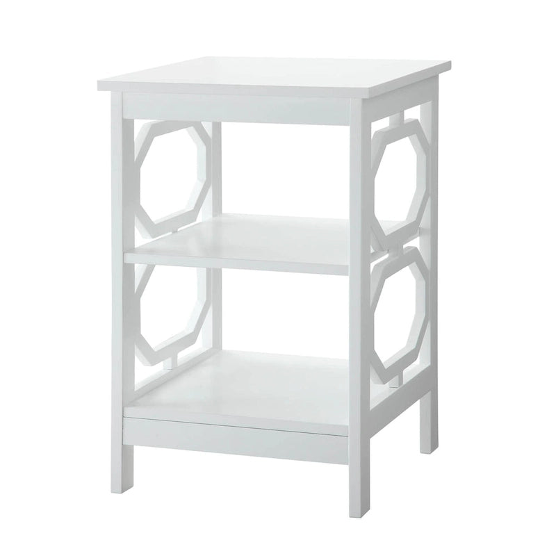 Convenience Concepts Omega End Table with Shelves
