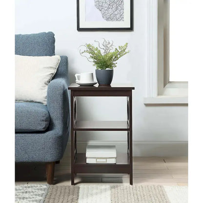 Convenience Concepts Omega End Table with Shelves