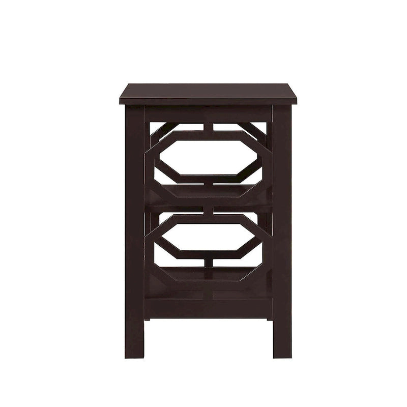 Convenience Concepts Omega End Table with Shelves
