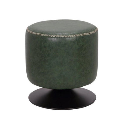 Somette 5305 Round Vintage Upholstered Ottoman