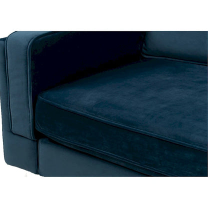 Green velvet Arm Chair With Golden Finish legs