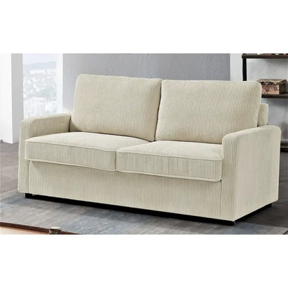 US Pride Furniture Manchester Corduroy 70 inch Square Arms Sofa Bed