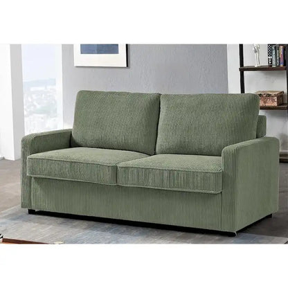 US Pride Furniture Manchester Corduroy 70 inch Square Arms Sofa Bed