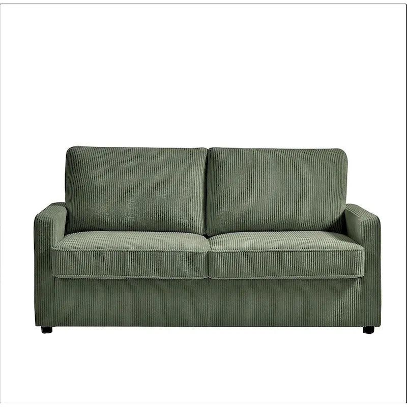 US Pride Furniture Manchester Corduroy 70 inch Square Arms Sofa Bed