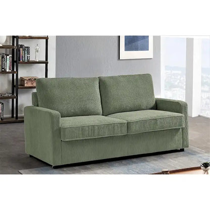 US Pride Furniture Manchester Corduroy 70 inch Square Arms Sofa Bed