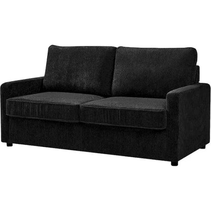 US Pride Furniture Manchester Corduroy 70 inch Square Arms Sofa Bed