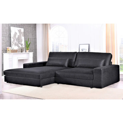 US Pride Furniture 105.52 inch Oversize Facing Chaise Sectional Sofa