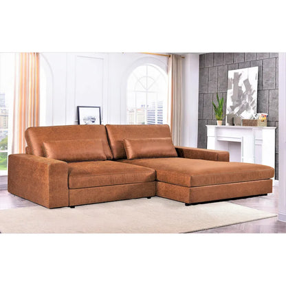 US Pride Furniture 105.52 inch Oversize Facing Chaise Sectional Sofa