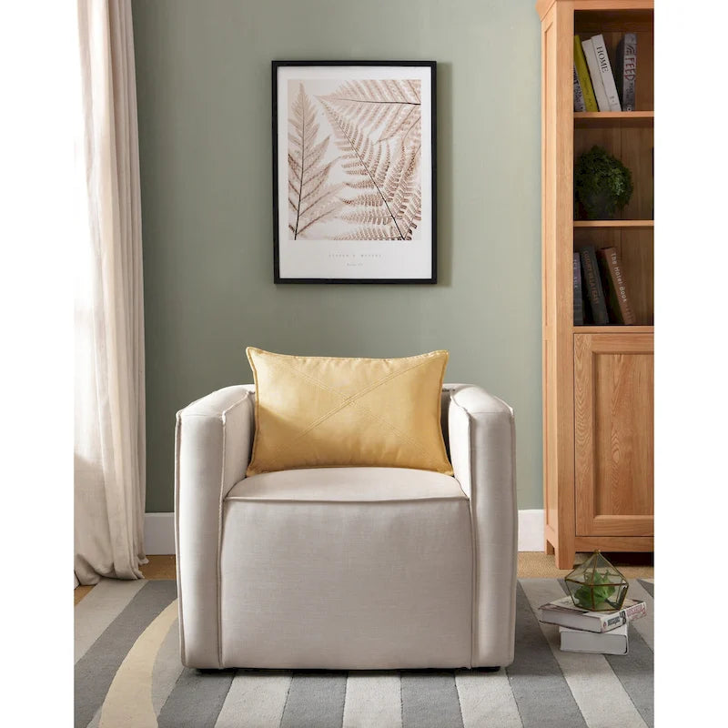 Dack Contemporary Fabric Upholstered Accent Chair by Furniture of America