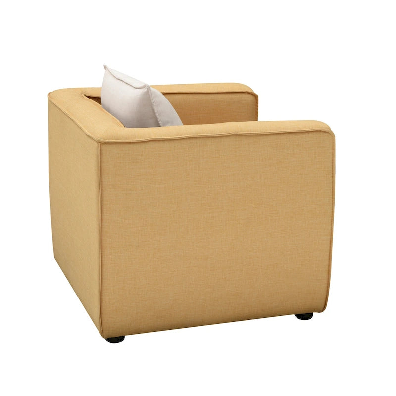 Dack Contemporary Fabric Upholstered Accent Chair by Furniture of America