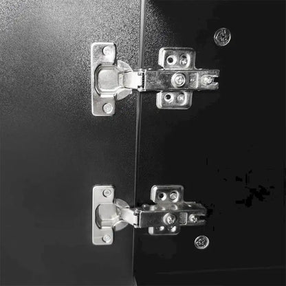 Merax TV Stand with 2 Illuminated Glass Shelves, High Gloss Entertainment Center for TVs Up to 80 - n/a