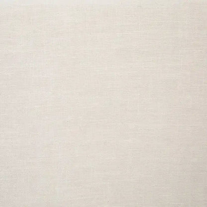 Colton White Linen Upholstered Panel Platform Bed, Eastern King