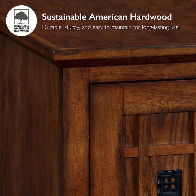 Leick Home Mission Cabinet End Table