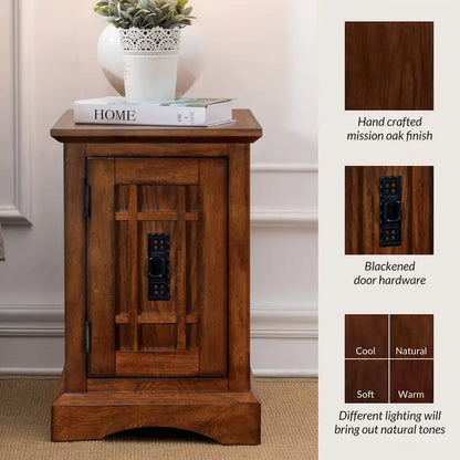 Leick Home Mission Cabinet End Table