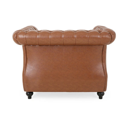 Silverdale Traditional Chesterfield Club Chair by Christopher Knight Home
