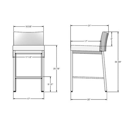 Amisco Fairfield Counter Stool