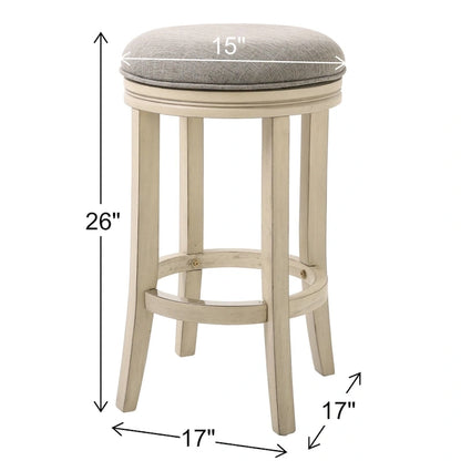 NewRidge Home Victoria 26 Counter Height 360-Degree Swivel Bar Stool