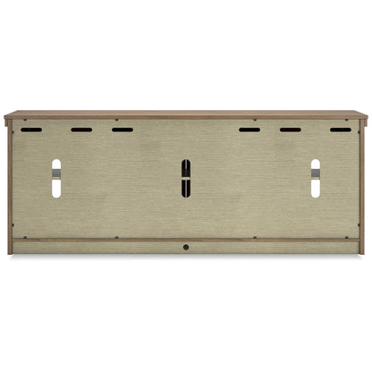 Signature Design by Ashley Boardernest Brown 85 TV Stand for TVs up to 97 - 85W x 18D x 33H