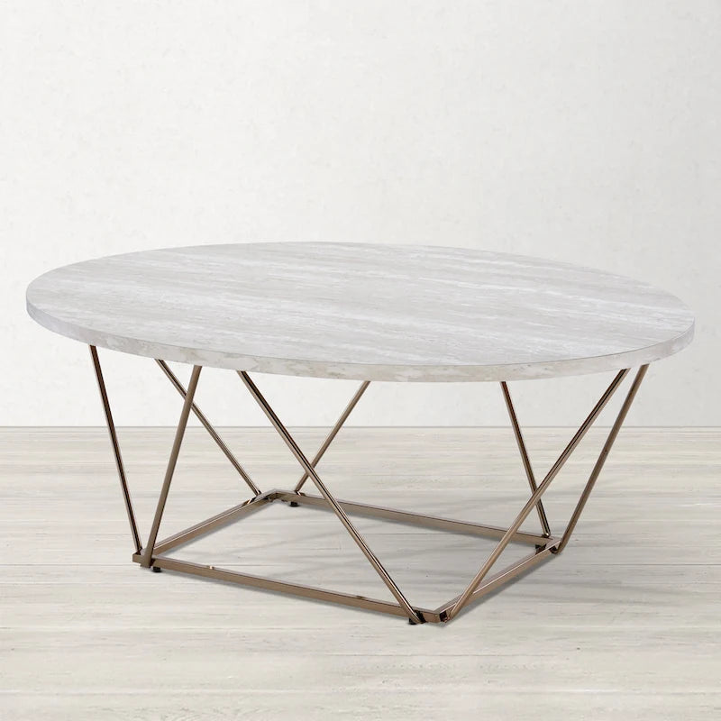 Steve Silver Ravine Marble Top Coffee Table