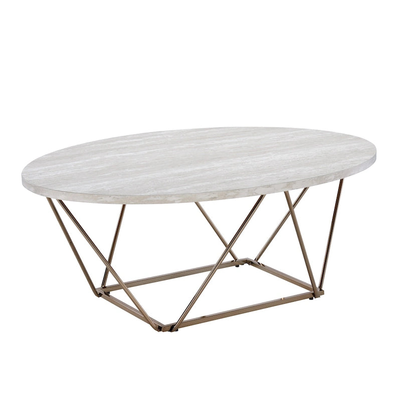 Steve Silver Ravine Marble Top Coffee Table