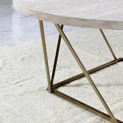 Steve Silver Ravine Marble Top Coffee Table