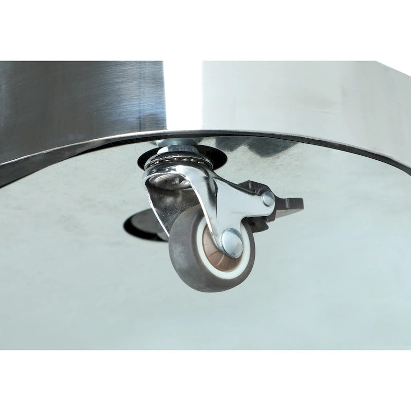 Somette Cocktail Table with 32 Round Glass Top - Cocktail Table