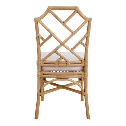 Kara Rattan Dining Side Chair, (Set of 2)