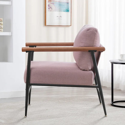 Ebello Comfy Simple Upholstered Single Armchair for Living Room