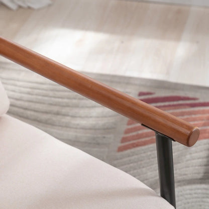 Ebello Comfy Simple Upholstered Single Armchair for Living Room