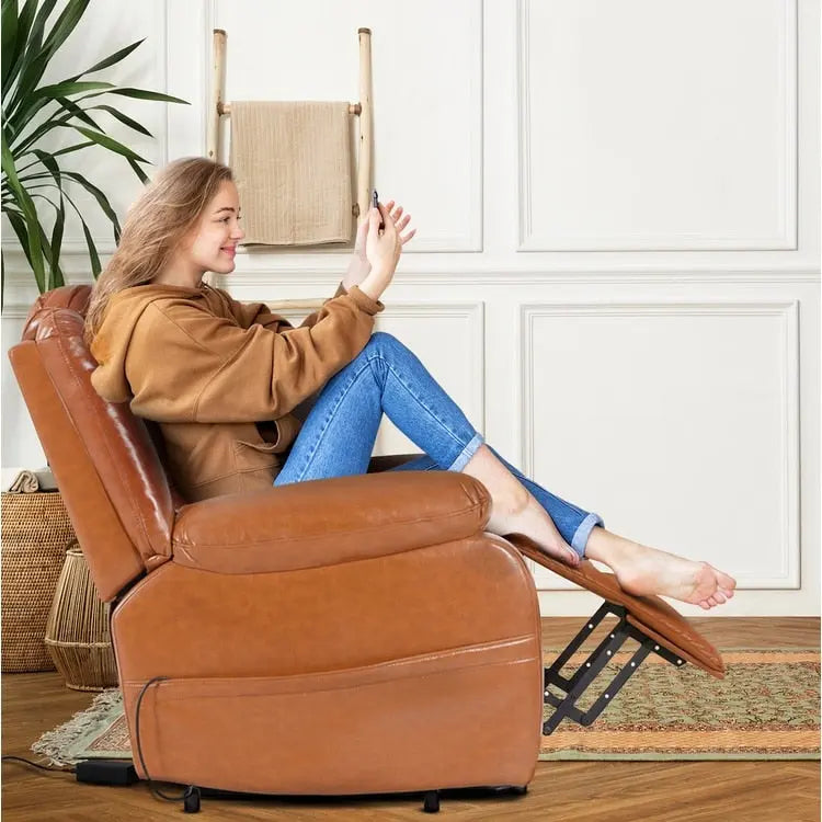 Electric Power Lift Recliner Chair Sofa, Remote Controlled Power Lift Chair, Comfortable Power Lift Recliners for Elderly