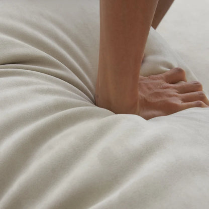 89 Suede Sectional Sofa Cloud Shape Couch for Living Room