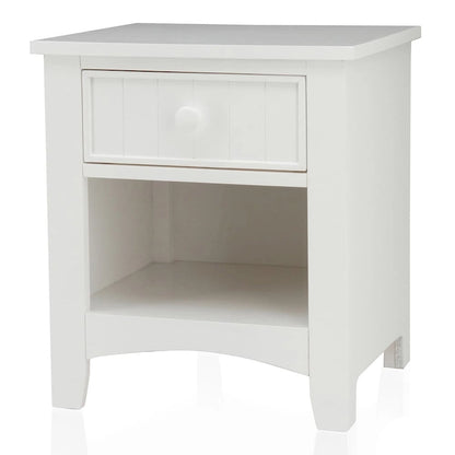 Ettrick Transitional Espresso Wood 1-Drawer Night Stand by Copper Grove