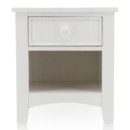 Ettrick Transitional Espresso Wood 1-Drawer Night Stand by Copper Grove