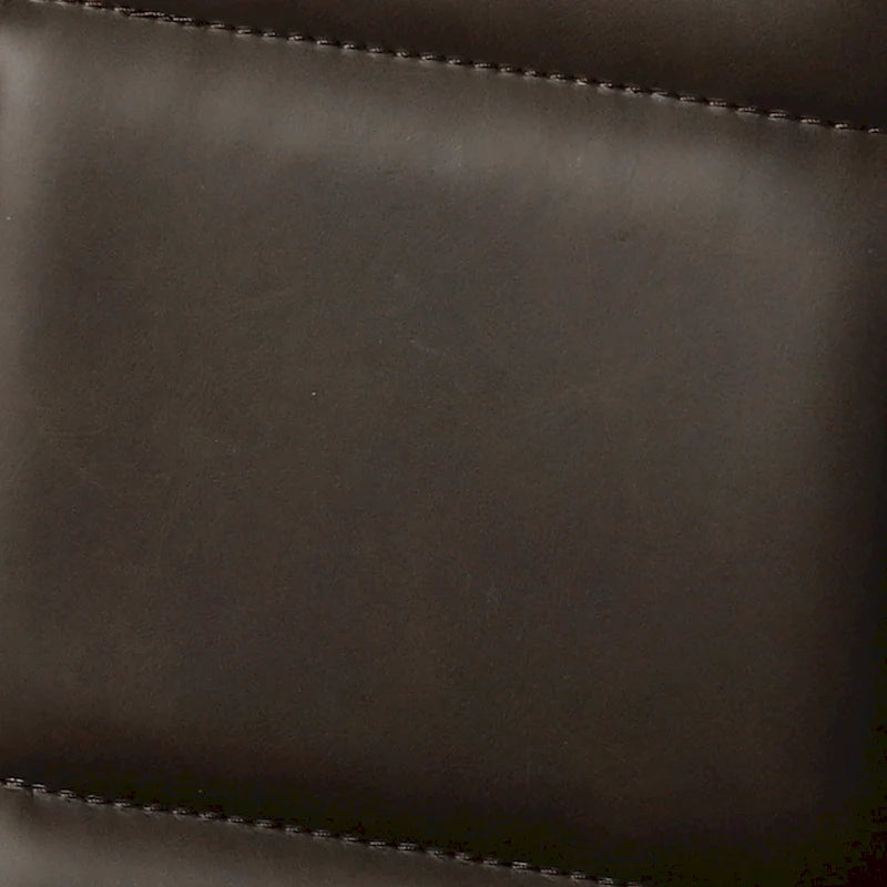 Faux Leather Dining Chairs Upholstered Side Chairs with Metal Legs Set of 2