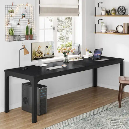 78.7 Inches Extra Long Computer Desk 2 Person Desk Large Writing Desk