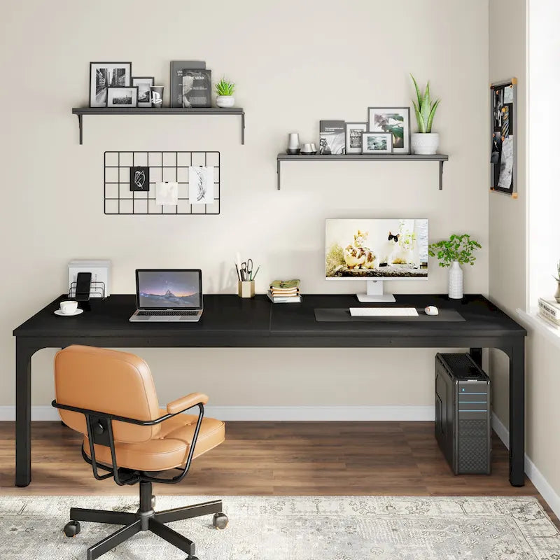 78.7 Inches Extra Long Computer Desk 2 Person Desk Large Writing Desk