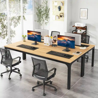 78.7 Inches Extra Long Computer Desk 2 Person Desk Large Writing Desk