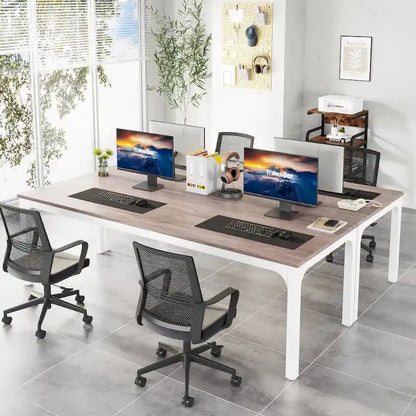 78.7 Inches Extra Long Computer Desk 2 Person Desk Large Writing Desk