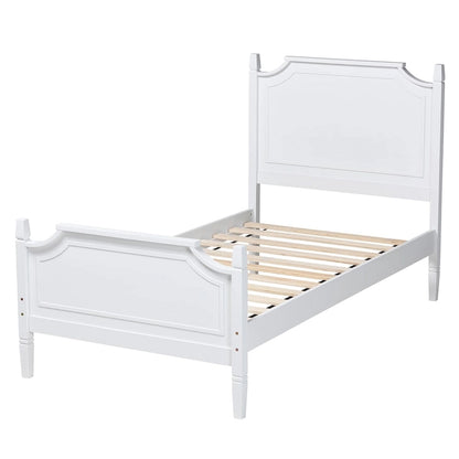 Mariana Classic and Traditional White Finished Wood Platform Bed