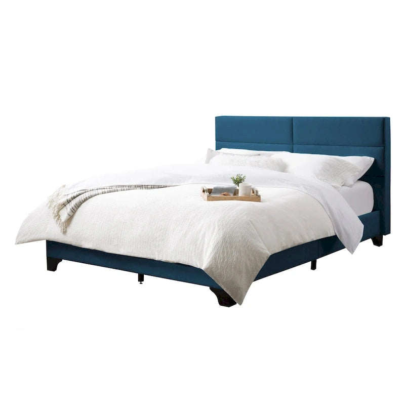 Bellevue Queen Rectangle Panel Upholstered Bed
