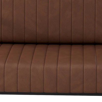 PU Leather Feature Armchair with Thick Padded Backrest