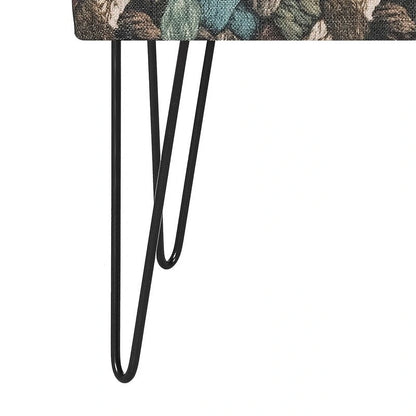 Adeco Bench Ottoman Fabric Rectangular Footrest Upholstered Bedroom