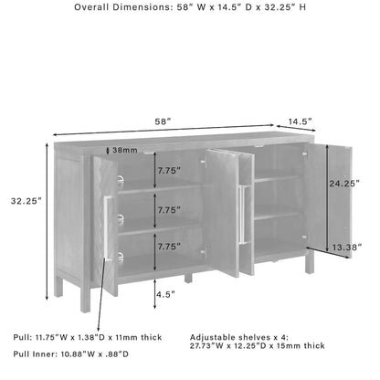 Crosley Darcy Sideboard