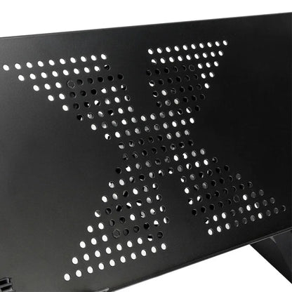 Adjustable Folding Laptop Desk for Bed Couch with Fan & Mouse Pad